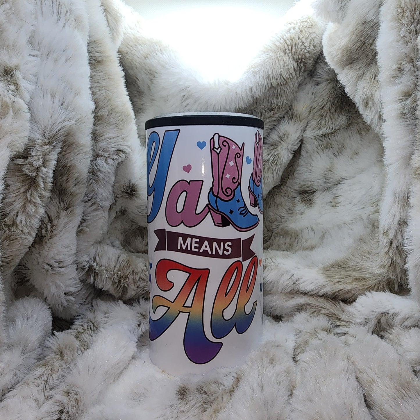4-in-1 Can Cooler – Y'all Means All Sublimation