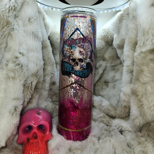 35 Oz Ready to Ship Tumbler - Know Your Worth