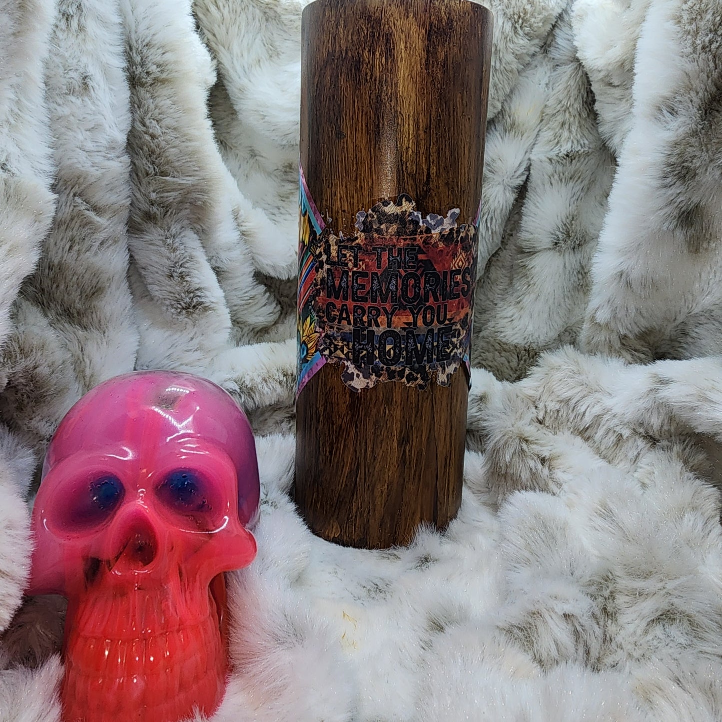 20 Oz Ready to Ship Tumbler - Western Woodgrain